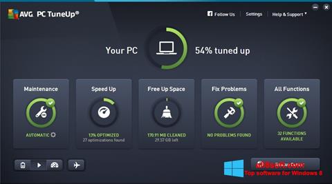 Screenshot AVG PC Tuneup for Windows 8