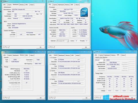 Screenshot CPU-Z for Windows 8