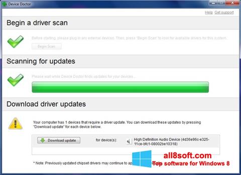 Screenshot Device Doctor for Windows 8