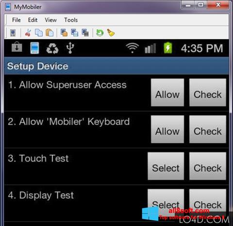 Screenshot MyMobiler for Windows 8