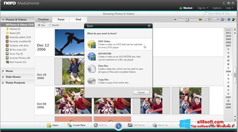 Screenshot Nero MediaHome for Windows 8