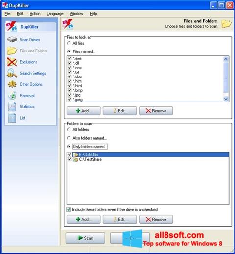 Screenshot DupKiller for Windows 8