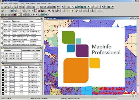 Screenshot MapInfo Professional for Windows 8