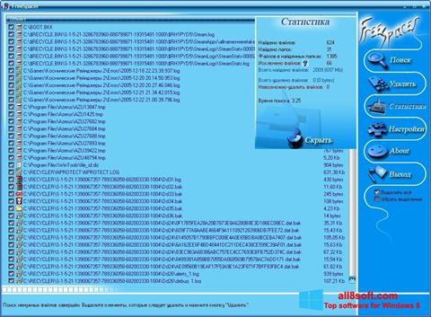 Screenshot FreeSpacer for Windows 8