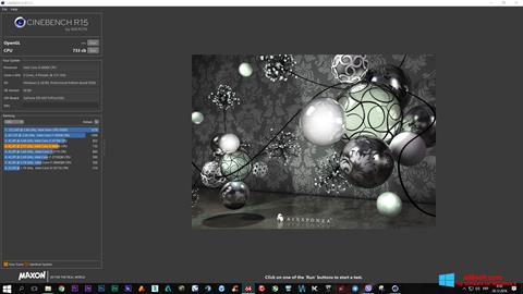 Screenshot CINEBENCH for Windows 8