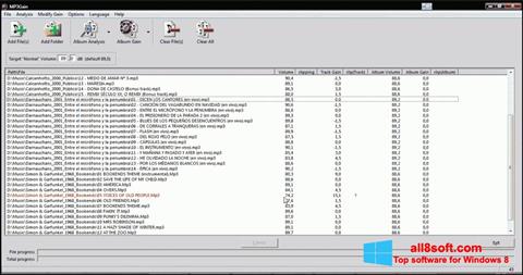 Screenshot MP3Gain for Windows 8