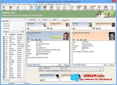 Screenshot Family Tree Builder for Windows 8