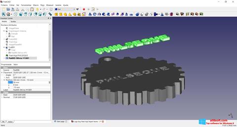 Screenshot FreeCAD for Windows 8