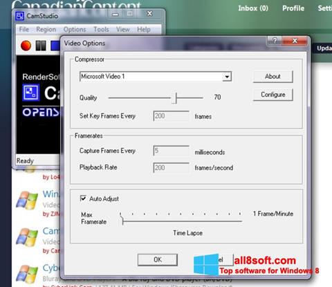 Screenshot CamStudio for Windows 8