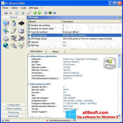 Screenshot PC Wizard for Windows 8
