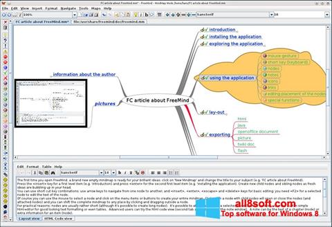 Screenshot FreeMind for Windows 8