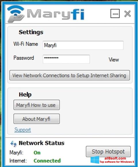 Screenshot MaryFi for Windows 8