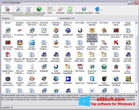 Screenshot Revo Uninstaller Pro for Windows 8