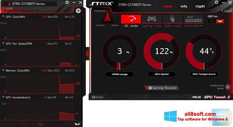 Screenshot ASUS GPU Tweak for Windows 8