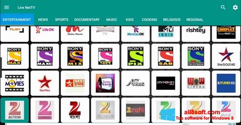 Screenshot Net TV for Windows 8