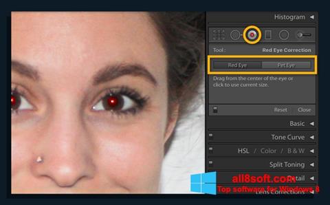 Screenshot Red Eye Remover for Windows 8