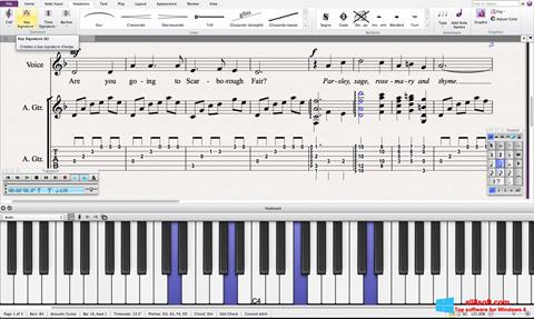 Screenshot Sibelius for Windows 8