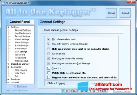 Screenshot Keylogger for Windows 8