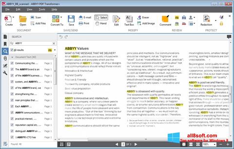 Screenshot ABBYY PDF Transformer for Windows 8