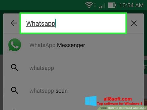 Screenshot WhatsApp for Windows 8