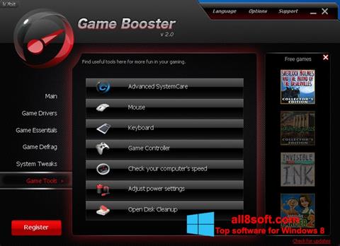 Screenshot Game Booster for Windows 8