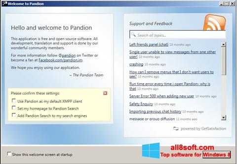 Screenshot Pandion for Windows 8