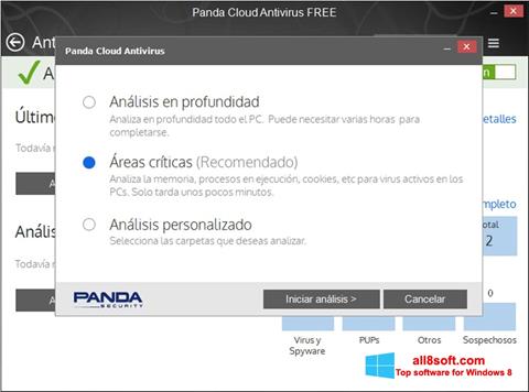 Screenshot Panda Cloud for Windows 8