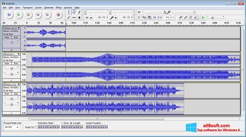 Screenshot Audacity for Windows 8