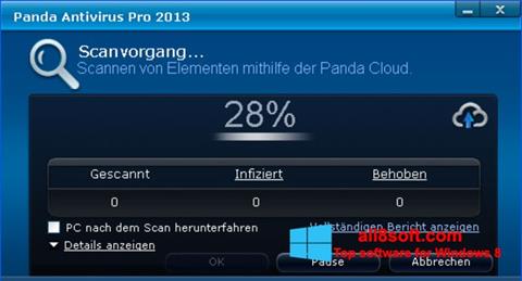 Screenshot Panda Antivirus Pro for Windows 8