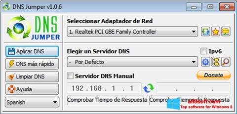 Screenshot DNS Jumper for Windows 8