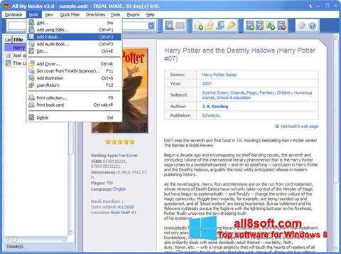 Screenshot All My Books for Windows 8