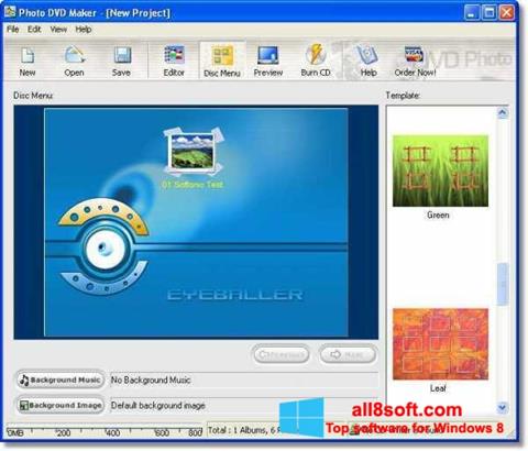 Screenshot DVD Maker for Windows 8