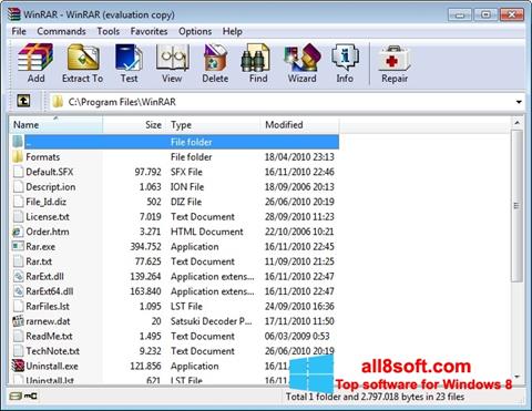 latest winrar free download for windows 8