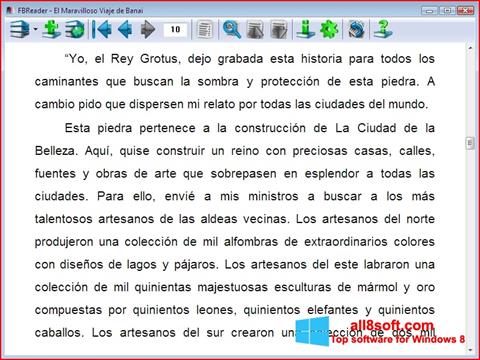 Screenshot FBReader for Windows 8