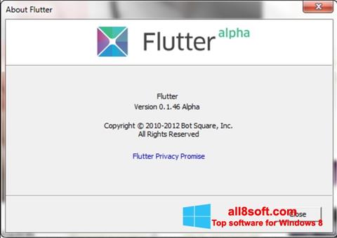 Screenshot Flutter for Windows 8