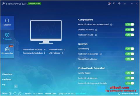 Screenshot Baidu Antivirus for Windows 8