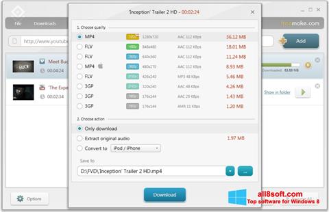 Screenshot Freemake Video Downloader for Windows 8