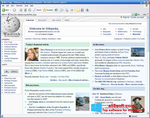 Screenshot Internet Explorer for Windows 8