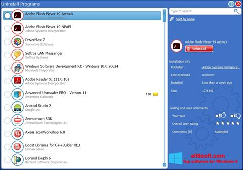 Screenshot Advanced Uninstaller PRO for Windows 8