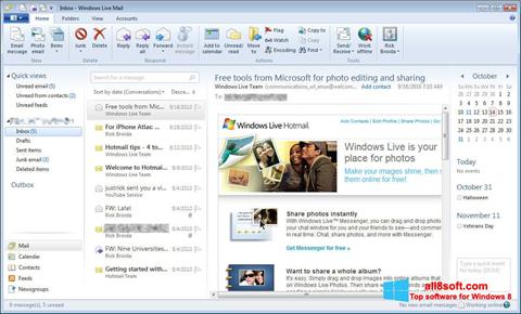 Screenshot Windows Live Mail for Windows 8