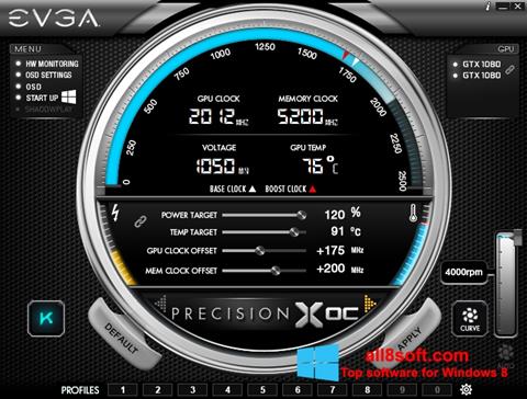 Screenshot EVGA Precision X for Windows 8