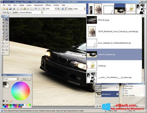 Screenshot Paint.NET for Windows 8