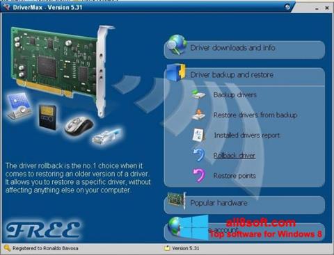 Screenshot Driver Cleaner for Windows 8