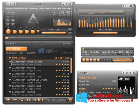 Screenshot AIMP for Windows 8