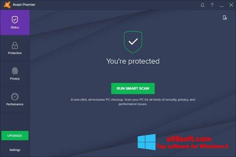 Screenshot Avast Premier for Windows 8