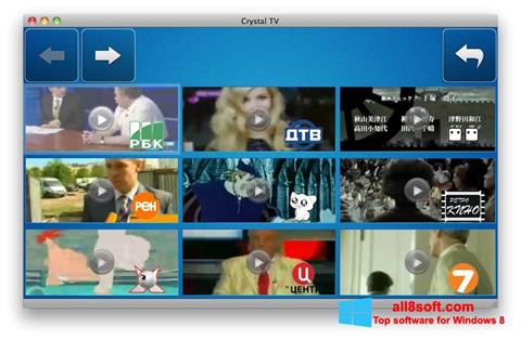 Screenshot Crystal TV for Windows 8