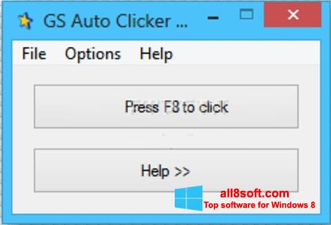 Screenshot GS Auto Clicker for Windows 8