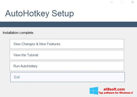 Screenshot AutoHotkey for Windows 8