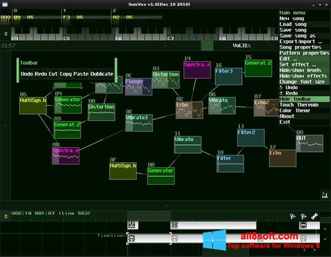 Screenshot SunVox for Windows 8