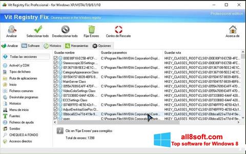 Screenshot Vit Registry Fix for Windows 8